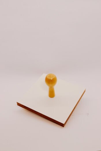 Kit Carimbo - Madeira 15x15cm + Almofada